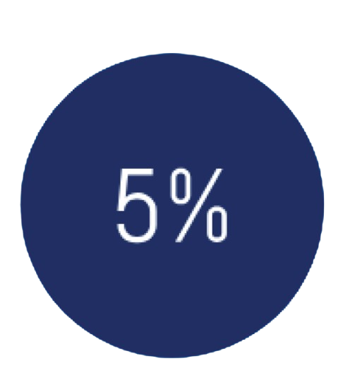 5%